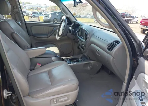 2007 Toyota Sequoia Limited V8 из США, поврежденный, VIN 5TDBT48A07S277534